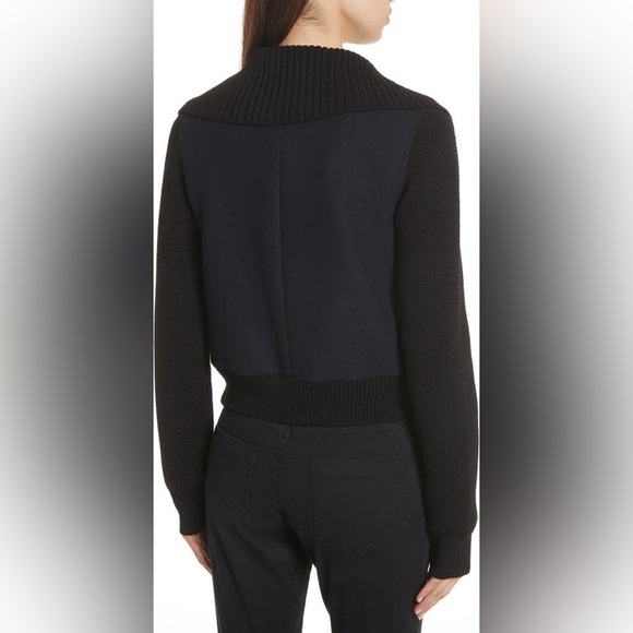 A.L.C. Bryant Merino Wool Blend Jacket in Black size L - Picture 6 of 16